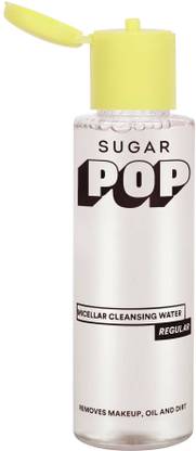 SUGAR POP Micellar Cleansing Water-Regular | Gentle & Hydrating | Enriched with Aloevera | Makeup Remover