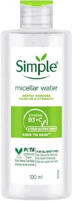 Simple KTS micellar water 100ml Makeup Remover