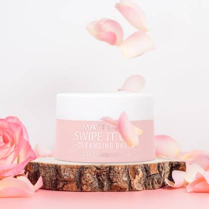 MATTLOOK Swipe It Off Makeup Remover Cleansing Balm With Vitamin E, Cleans & Brightens Makeup Remover