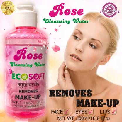 ECOSOFT AYURVEDA gently Cleansing and Makeup Remover from your face, eyes or Lips Skin Naturals Makeup Remover