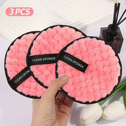 luzimaisa Makeup Remover Pads,Ultra-Soft,Reusable, Microfiber Pad, wipes Makeup Remover