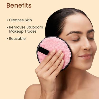 tanvi27 Multi-purpose & Reusable Best Quality Makeup Remover Cleansing Puff Makeup Remover