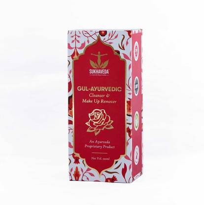 SUKHAVEDA Ayurvedic Cleansar & Makeup Remover - Natural, Gentle, and Effective Cleanser Makeup Remover