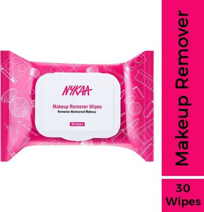 NYKAA Makeup remover wipes removes water proof makeup 30wipes Makeup Remover