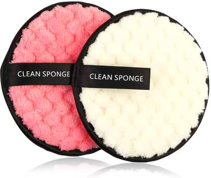 Gleva Reusable Cleaning Pads Double Side Washable Removing Cloth Makeup Remover