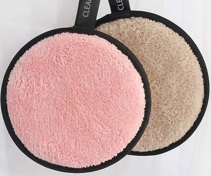 KitchenFest Makeup Removal Sponge Flutter Wash Cleaning Cotton Reusable Facial Makeup Remover