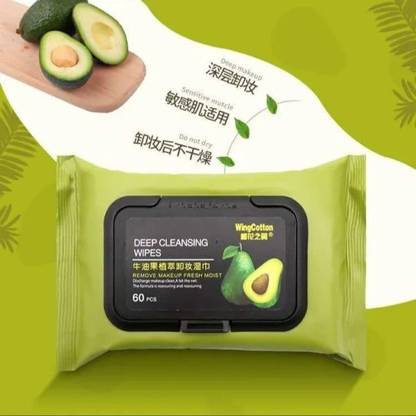 YORBAX Daily Cleansing wipe with Cucumber Vitamin E Makeup Remover For All Skin Types Makeup Remover