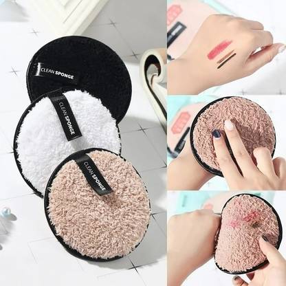 WOONGMI Reusable Makeup Remover Pad Double Side Washable Cotton Face Pad Makeup Remover Makeup Remover