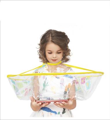 SNOWIE SOFT Hair Cutting Cape for Kids, Cute Umbrella Haircut Cape Makeup Apron