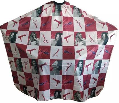 Crazzy Professional Designer Saloon Hair Cutting Sheet Apron Barber Saloon or Home Use Waterproof Makeup Apron