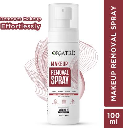 Orgatre Gentle Make Up Remover Spray | Hydrating, Non-Greasy & Quick Effective Cleanser Makeup Apron