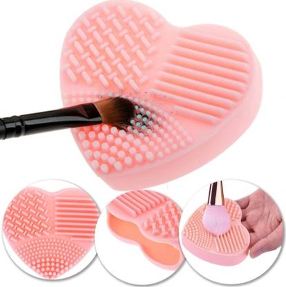 Trendy HEART SHAPED MAKEUP BRUSH CLEANER TOOL Makeup Apron