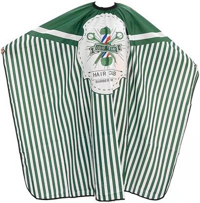 Crazzy Professional Strap Hair Cutting Sheet Apron Barber Saloon or Home Use ( Coif Feur,Barber Moo) Makeup Apron