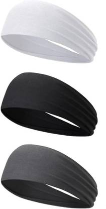 TKSA STYLE Pack of 3 Headbands Men Women Running Gym Yoga Workout Makeup Headband