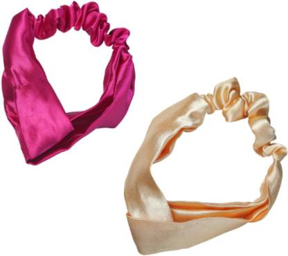 CREATIVE WORLD Elegant Satin Silk Hairband – Smooth, Stylish & Hair-Friendly Makeup Headband
