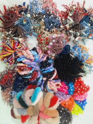 DENICRAAS RANDOM RUBBER BAND 20P Makeup Headband