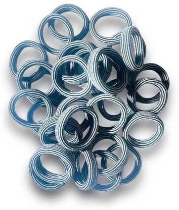 Fabowlous Rubber Ponytail Holder Bands for Hair Warm grey 30 Makeup Headband