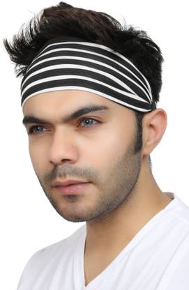 Tough Headwear Headbands Reversible Double Side Sweatband Zebr Makeup Headband