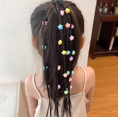 ROCXY Colored Braid Extension For Party Classic and Trendy Braid Makeup Headband