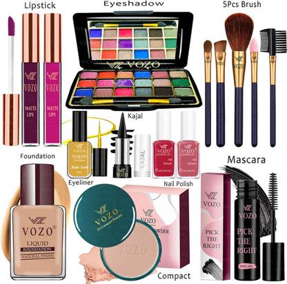 VOZO Makeup Kit Sets One-stop Beauty Package for Beginners and Professionals VT-188