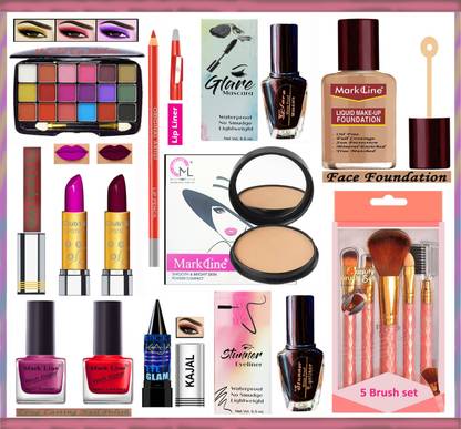 M L Markline Young Bride Makeup Kit of 16 Makeup Items AL11