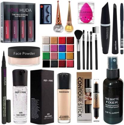 LOVE HUDA HD High Coverage Waterproof Makeup Kit Full Set Box For Women & Girls