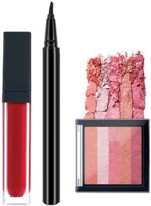 winry BEST EVER RED LIPSTICK ,BLACK LINEAR AND BRICKHIGHLIGHTER