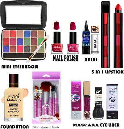 F-Zone New Xclusive Makeup Kit Of 17 Makeup items VKP04