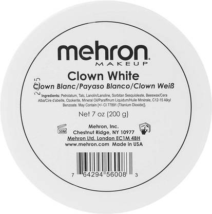 Mehron Makeup Clown White - 7oz