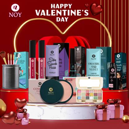 NOY All-In-One Makeup Kit For Women The Best Valentine Day Gift Face Matte Primer