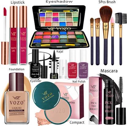 VOZO Makeup Kit Sets One-stop Beauty Package for Beginners and Professionals ST-333