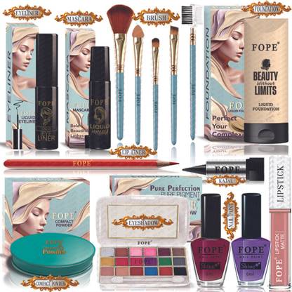 FOPE Makeup Kit Combo Pack Glamour Express Compact Kit for Instant Beauty #FP111