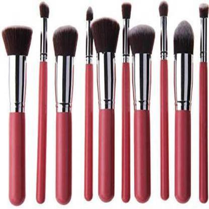 Ashav Huda 10 Pcs Makeup Brushes Set Tool Pro Foundation Blending Blush Eyeliner