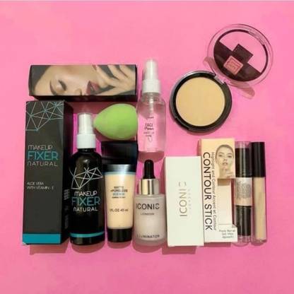 wryak Face Highlighter liquid shimmer glittery edition face makeup combo set
