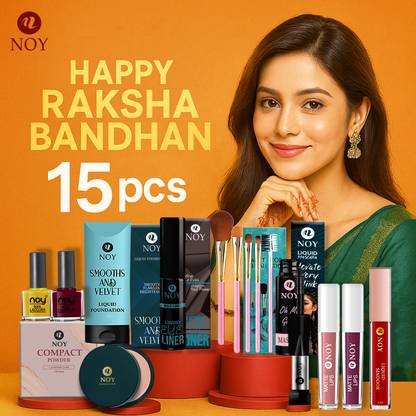 NOY Cosmetic Hamper For Her Long Stay, Travel Size, Soft Matte Everyday Set