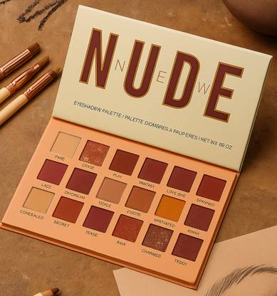 SKINPLUS Multi-Finish Nude Palette – Matte, Shimmer, Glitter 18.5 g