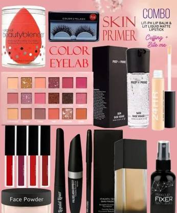 cismoline Beauty Professional Makeup Combo All in one Kit (Pack of 10)