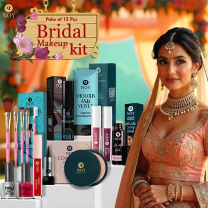 NOY Bridal Makeup Waterproof Kit Combo Set For Stylish Wedding Functions