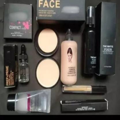 lately MAKEUP KIT OF fixer primer foundation compact concealer & serum