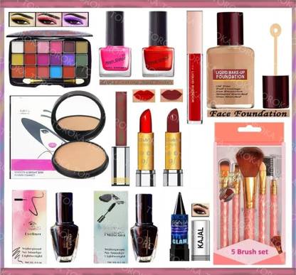 toroka New Women's All Makeup Products Combo  (Pack of 10)