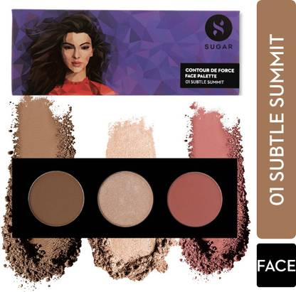 SUGAR Cosmetics Contour De Force Face Palette 01 Subtle Summit