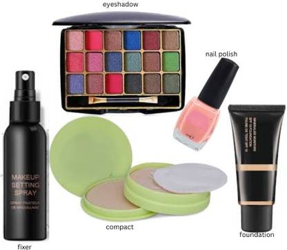 lately EYESHADOW WITH FIXER FOUNDATION COMPACT & NAIL POLISH