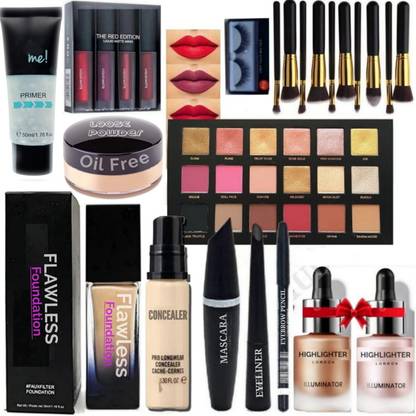 TRENDEE HUDA HD Waterproof Makeup Kit Combo For Women & Girls All Products In 1 Kit.