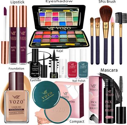 VOZO Makeup Kit Sets One-stop Beauty Package for Beginners and Professionals KT-197