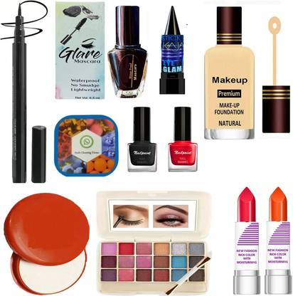 YELGO Eyeshadow,Kajal,Lipstick,Compact,Liner,Mascara,Foundation