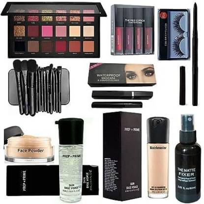 zukrave HD Rose Gold Waterproof Makeup Kit Combo For Women & Girls