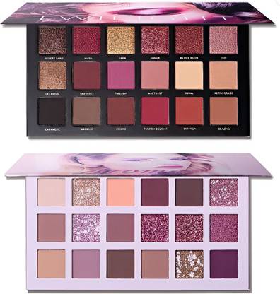 WAHIRA 36 Colors Combo Matte Shimmer EyeShadow Palette Eye Shadow Nude + Rose Gold 36 g