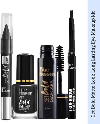 BLUE HEAVEN Get Bold Matte Look Long Lasting Eye Makeup kit (Set of 4)