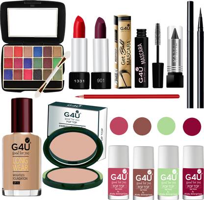 G4U Makeup Set for Beginners and Professionals Include Eyeshadow Nail Paint Etc A99