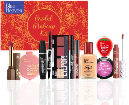 BLUE HEAVEN Bridal Makeup kit for women 38.4g + 49.35 ml